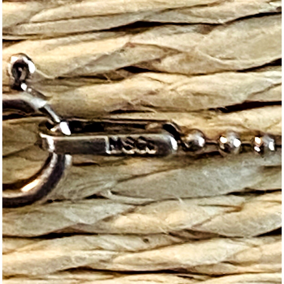 New NWT Mitzy Jonkheer Heart Shape Pendant Sterling Necklace Artist Handmade - Picture 9 of 12